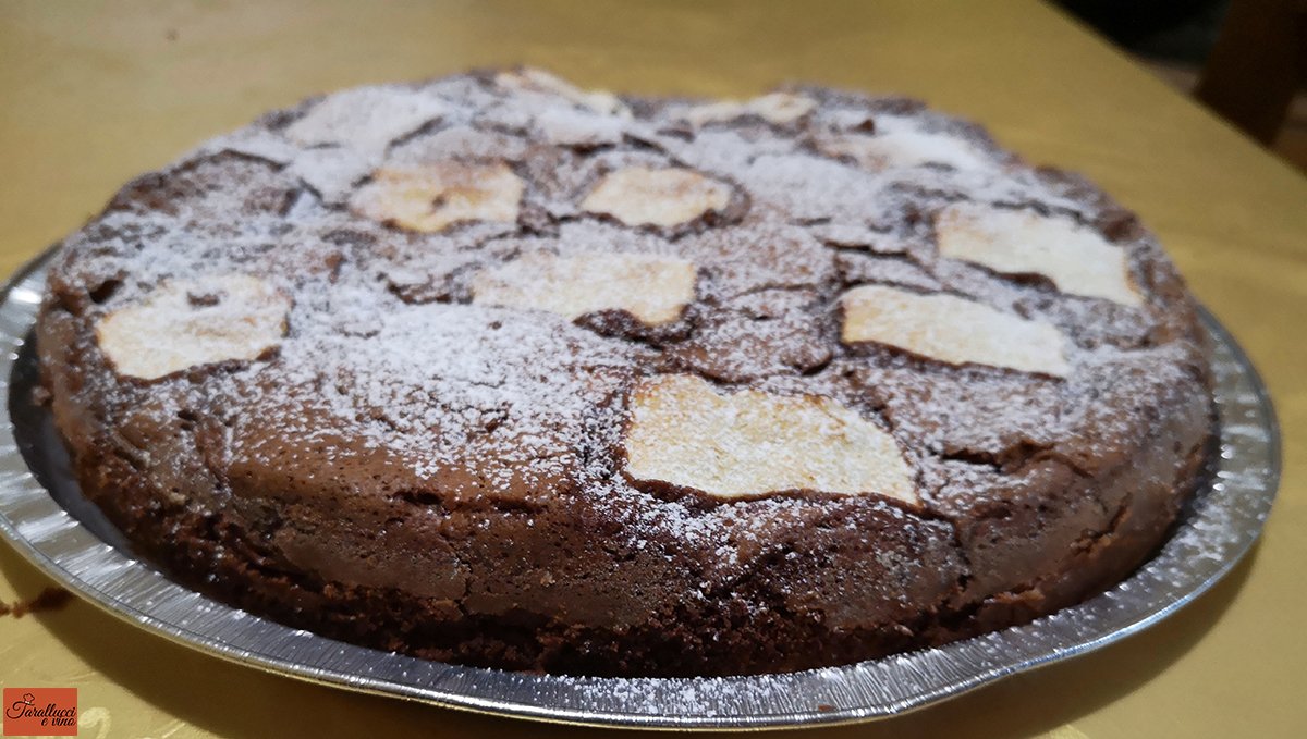 torta di mele e cioccolato